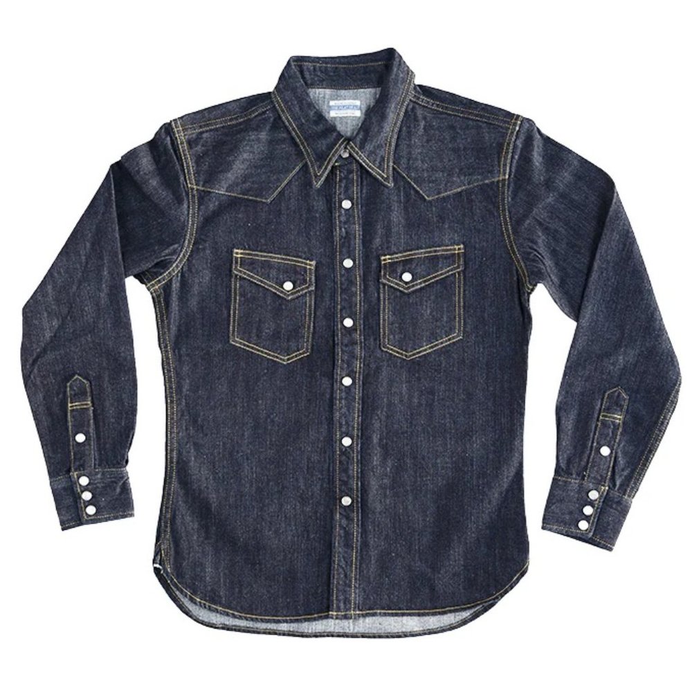 Flat Head Denim Western Shirt